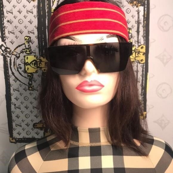 New Authentic Burberry B-4291 Shield Sunglasses – Dark Havana / Dark Grey, Unise - Picture 1 of 13